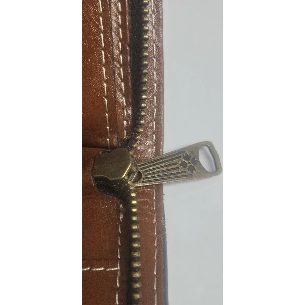 Patricia‎ Nash leather beige Alberese organizer wallet